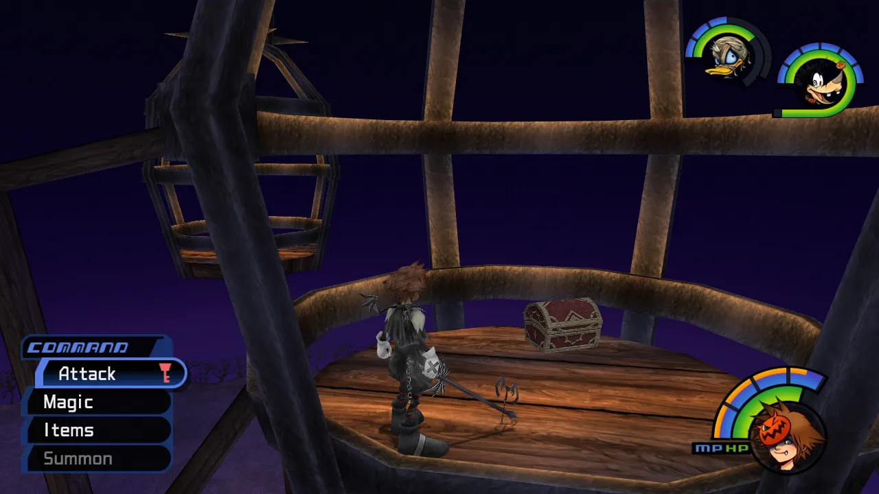 Halloween Town Oogie's Manor Lower Iron Cage Chest